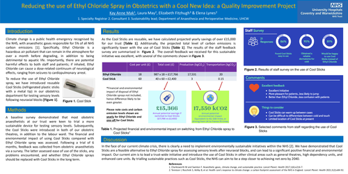 Preview of Reducing the use of ethyl chloride spray in obstetrics with a cool new idea: a quality improvement project