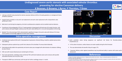 Preview of Undiagnosed severe aortic stenosis with associated valvular thrombus presenting for elective caesarean delivery