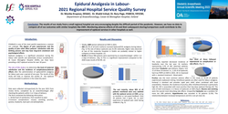 Thumbnail for Epidural analgesia during labour - 2021 Regional Hospital Service Quality Survey.