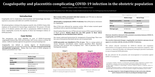 Preview of Coagulopathy and placentitis complicating COVID-19 infection in the obstetric population