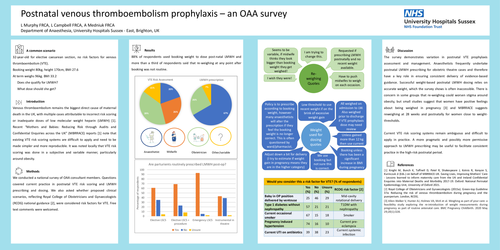 Preview of Postnatal venous thromboembolism prophylaxis - a survey