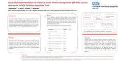 Thumbnail for Successful implementation of Maternal Acute Illness Management (M-AIM) Course - experience in Mid Yorkshire Hospitals NHS Trust.