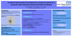 Thumbnail for Combined spinal epidural anaesthesia for caesarean section for a parturient with moyamoya disease and sickle cell disease