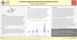 Thumbnail for OAA Survey 1040: Anaesthetic management of artificial rupture of membranes in theatre