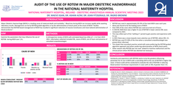 Thumbnail for Audit of the use of ROTEM in major obstetric haemorrhage in the The National Maternity Hospital