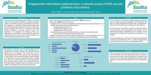 Preview of Programmed intermittent epidural bolus: a national survey of PIEB use and problems encountered.