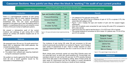 Preview of Caesarean Sections: How painful are they when the block is 'working'?