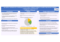 Thumbnail for An audit on indications for remifentanil PCA for labour analgesia leading to a quality improvement initiative -- looking back to pay it forward