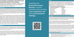 Thumbnail for An evaluation of anaesthesia for abnormally invasive placenta utilising interventional radiology