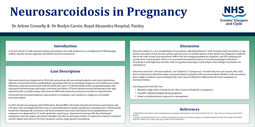 Preview of Neurosarcoidosis in pregnancy