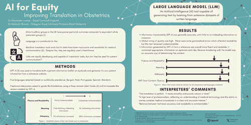 Preview of AI for equity - improving translation in obstetrics