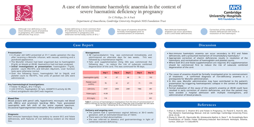 Preview of A case of non-immune haemolytic anaemia in the context of severe haematinic deficiency in pregnancy
