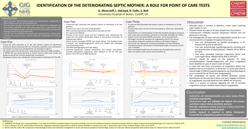 Preview of Identification of the deteriorating septic mother: a role for point of care tests.