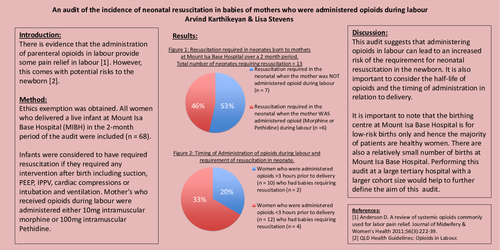 Preview of The incidence of neonatal resuscitation in babies of mothers who were administered opioids during labour