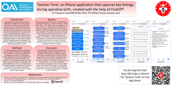 Thumbnail for 'Section Time', an iPhone application that captures key timings during operative birth, created with the help of ChatGPT.