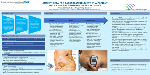 Preview of Anaesthesia for caesarean delivery in a patient with sacral neuromodulation device