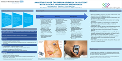 Thumbnail for Anaesthesia for caesarean delivery in a patient with sacral neuromodulation device