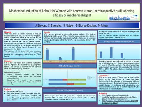 Preview of A retrospective study of mechanical IOL (Dilapan) in Women with scarred uterus.