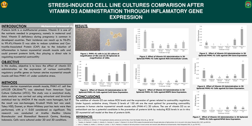 Preview of Stress-Induced Cell Line Cultures Comparison after VitaminD3 Administration through Inflammatory Gene Expression