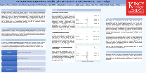Preview of Hormonal contraceptive use in sickle cell disease: A systematic review and meta-analysis