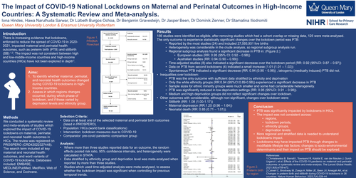 Preview of COVID-19 lockdowns association with maternal and perinatal outcomes in high-income countries