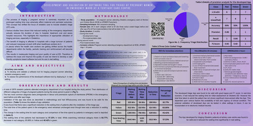 Preview of Development and validation of software tool for triaging pregnant women at admission