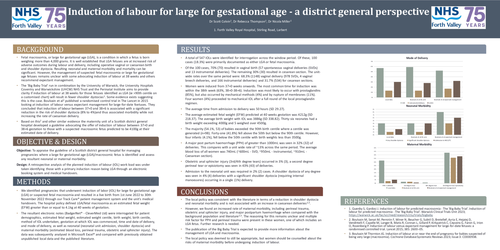 Preview of Induction of labour for large for gestational age a district general perspective