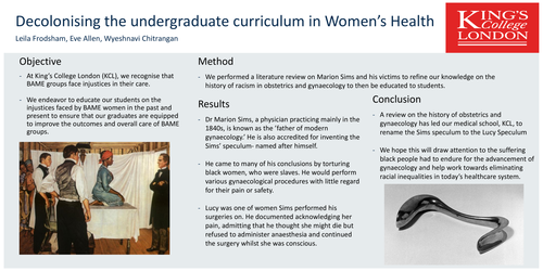 Preview of Decolonising the undergraduate curriculum in Women’s Health