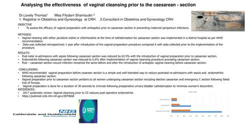 Preview of VAGINAL CLEANSING PRIOR TO CAESAREAN DELIVERY FOR PREVENTING POST- OPERATIVE INFECTION