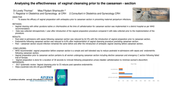 Thumbnail for VAGINAL CLEANSING PRIOR TO CAESAREAN DELIVERY FOR PREVENTING POST- OPERATIVE INFECTION