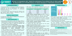 Thumbnail for Efficacy of enhanced first trimester screening (FTS) in prediction of preeclampsia.