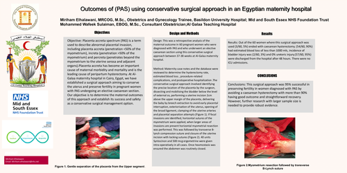 Preview of Outcomes of (PAS) using conservative surgical approach in an Egyptian maternity hospital.