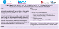 Thumbnail for Pregnancy outcomes following stem cell transplant for cancer survivors: a systematic review
