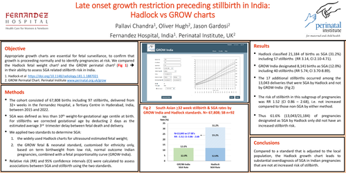 Preview of Late onset growth restriction preceding stillbirth in India: Hadlock vs GROW charts