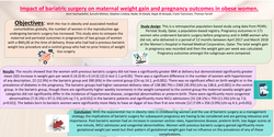 Thumbnail for Bariatric surgery impact on weight gain and outcomes in obese pregnant women