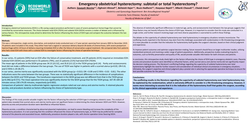 Thumbnail for Emergency obstetrical hysterectomy: subtotal or total hysterectomy?