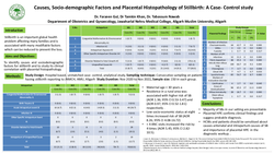 Thumbnail for Causes, Socio-demographic factors and Placental histopathology of Stillbirth: A Case- Control study