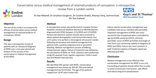 Preview of Conservative versus medical management of RPOC: retrospective review from a tertiary centre.