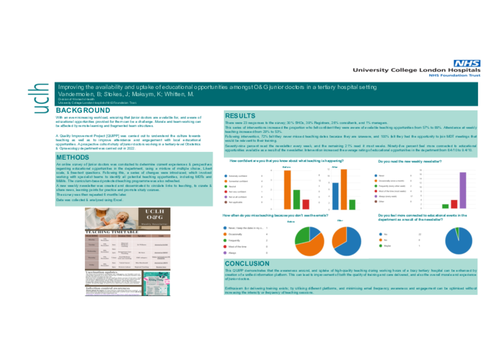 Preview of Improving availability & uptake of educational opportunities amongst tertiary hospital O&G doctors