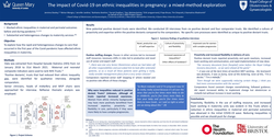 Thumbnail for The impact of Covid-19 on ethnic inequalities in pregnancy: a mixed-method exploration