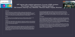 Preview of HRT regimen after subtotal hysterectomy: A survey of BMS members