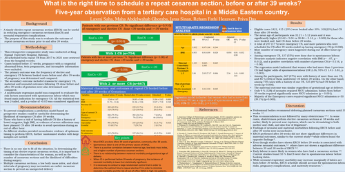 Preview of Repeat cesarean section at 39 weeks or earlier, a 5-year study.