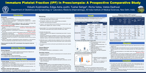 Preview of Immature Platelet fraction (IPF) in preeclampsia: A prospective comparative study