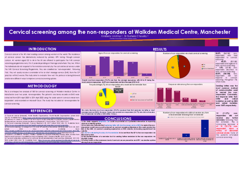 Preview of Cervical screening among the non-responders at Walkden Medical Centre, Manchester