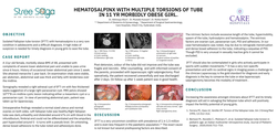 Thumbnail for HEMATOSALPINX WITH MULTIPLE TORSIONS OF TUBE IN 11 YR MORBIDLY OBESE GIRL.