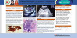 Thumbnail for Extragonadal mature teratoma in the uterine cervix in an adolescent girl