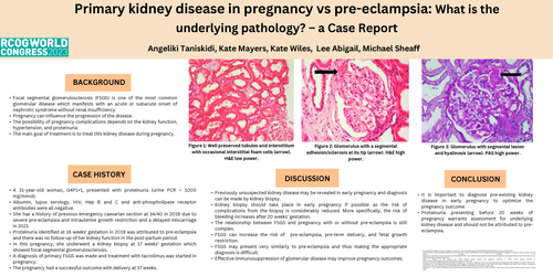Preview of Primary kidney disease in pregnancy vs pre-eclampsia: What is the underlying pathology?