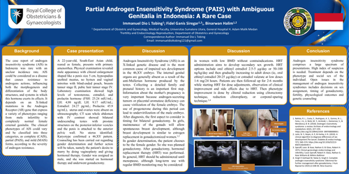 Preview of Partial Androgen Insensitivity Syndrome (PAIS) with Ambiguous Genitalia in Indonesia: Rare Case