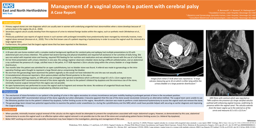 Preview of Management of a vaginal stone in a patient with cerebral palsy