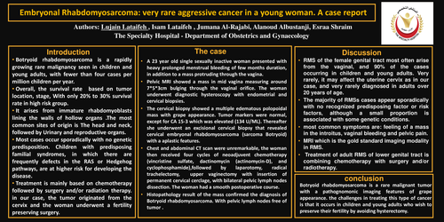 Preview of Embryonal rhabdomyosarcoma: very rare aggressive cancer in a young woman